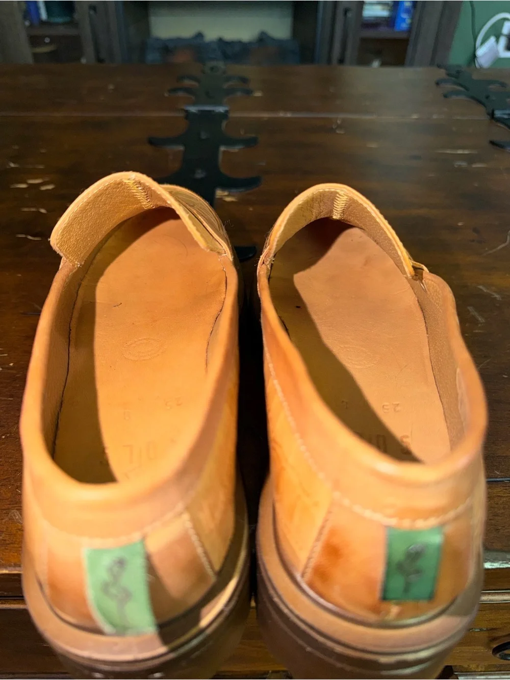Sols Maddie Chunky Platform Leather Loafer Size 8